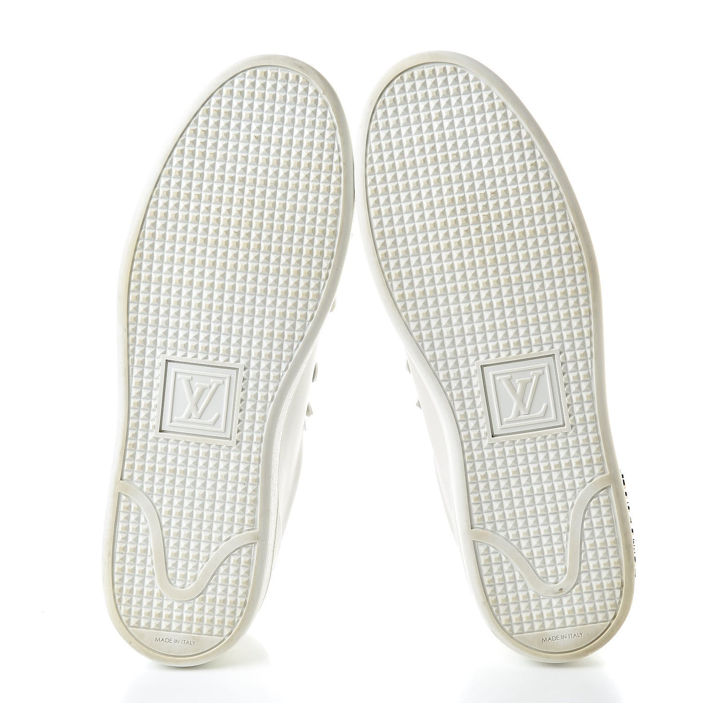 Calfskin Blooming Frontrow Sneakers 38.5 White