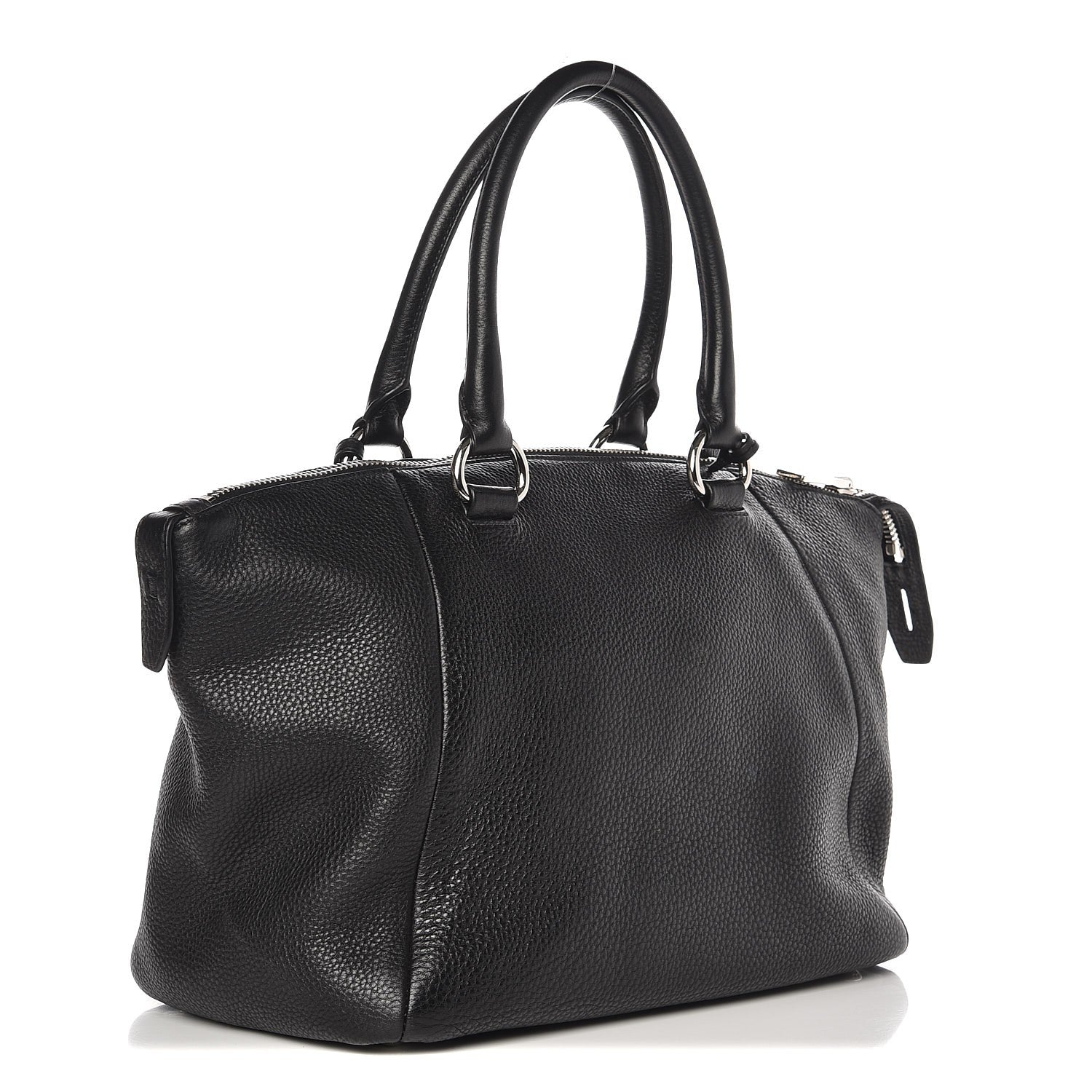 Prada Vitello Daino Shopping Tote Nero Black 3 of 9
