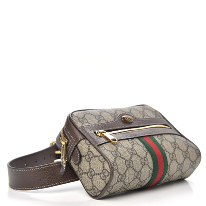 Gucci GG Supreme Monogram Web Small Ophidia Belt Bag 75 30 Dark Brown 4 of 10