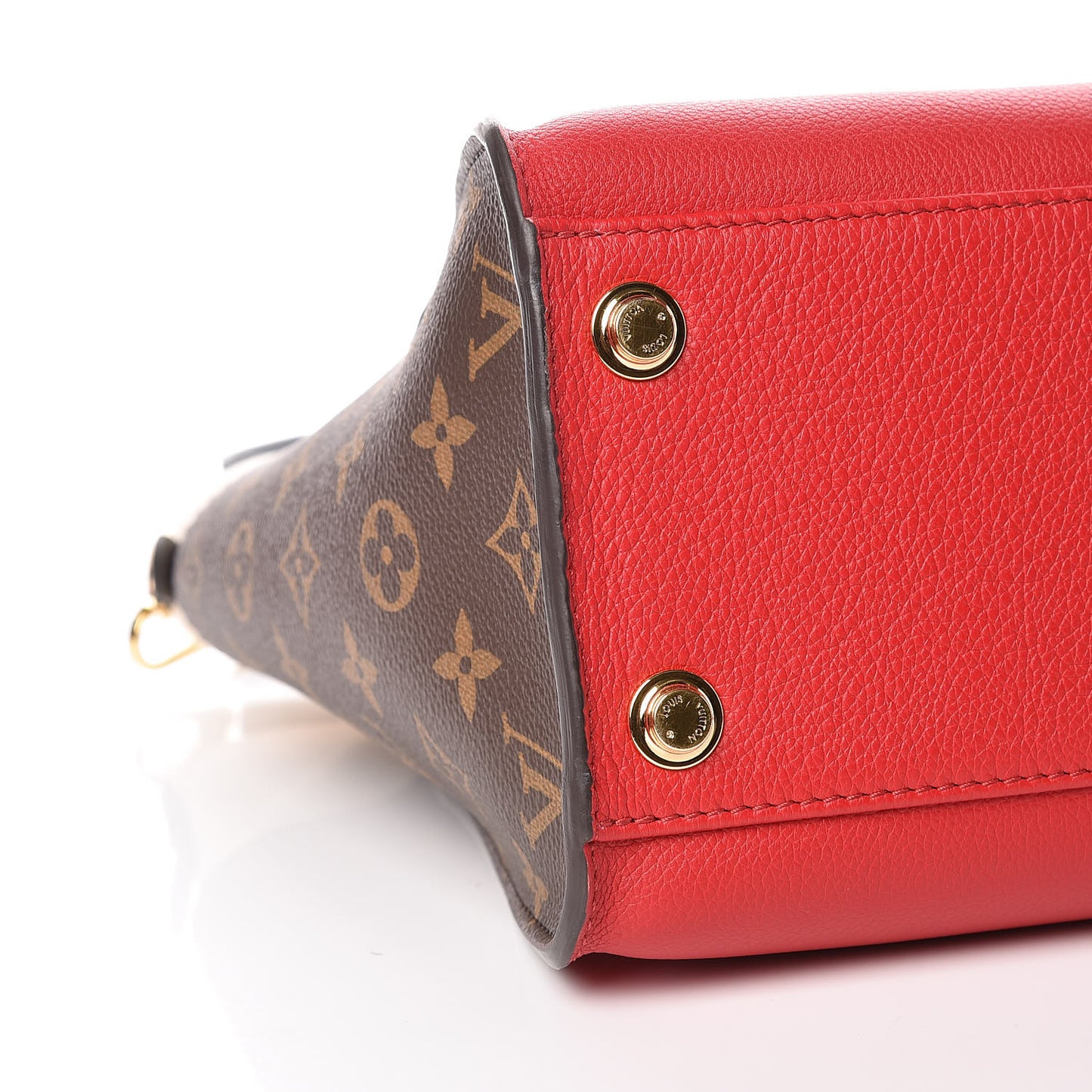 Calfskin Monogram On My Side Pirate Red
