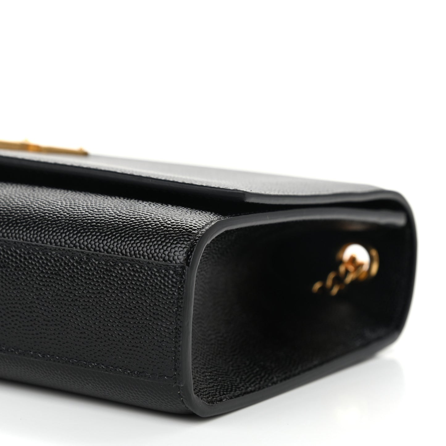 Grain De Poudre Medium Classic Monogram Kate Satchel Black