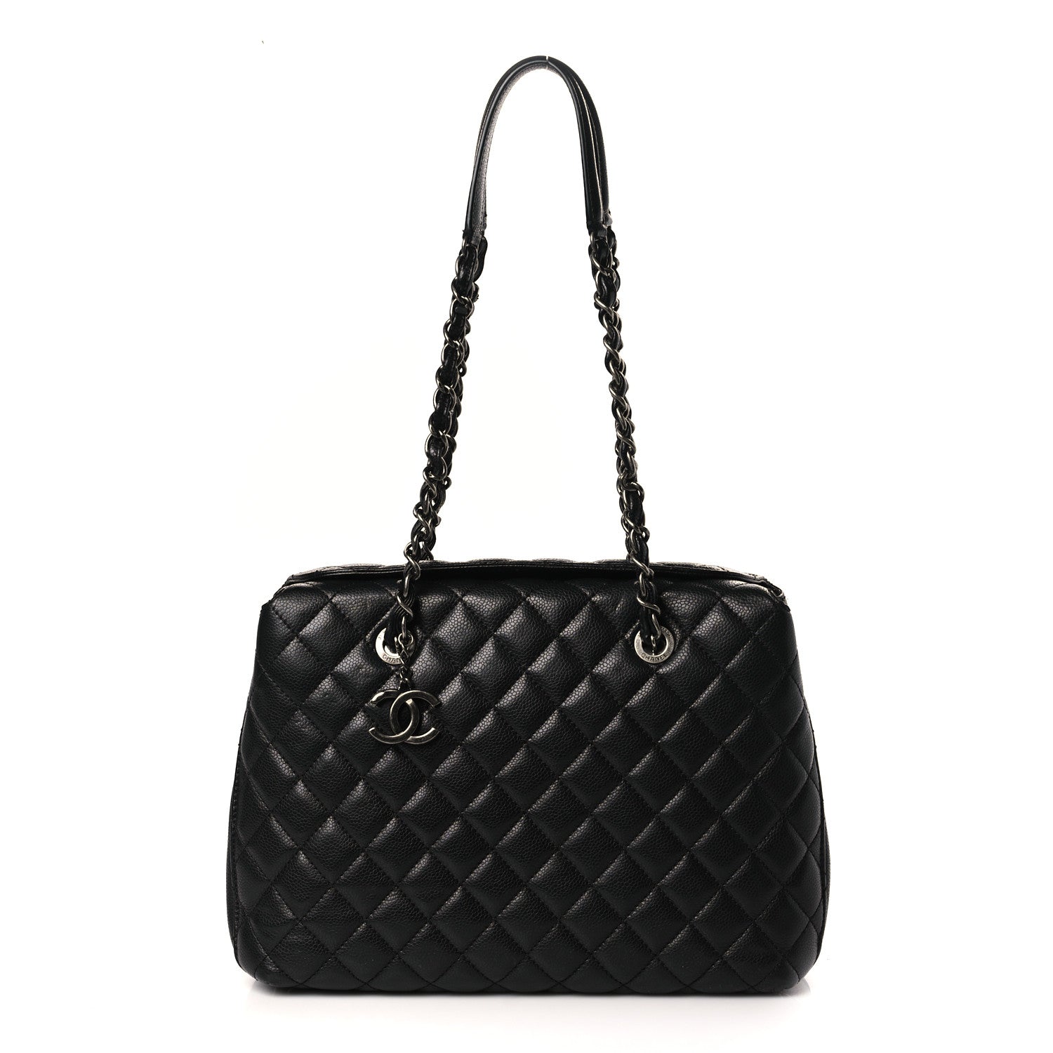Chanel Caviar Quilted City Shopping Tote Black 1 of 12