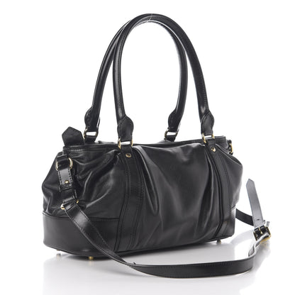 Burberry Smooth Calfskin Satchel Black 2 of 12