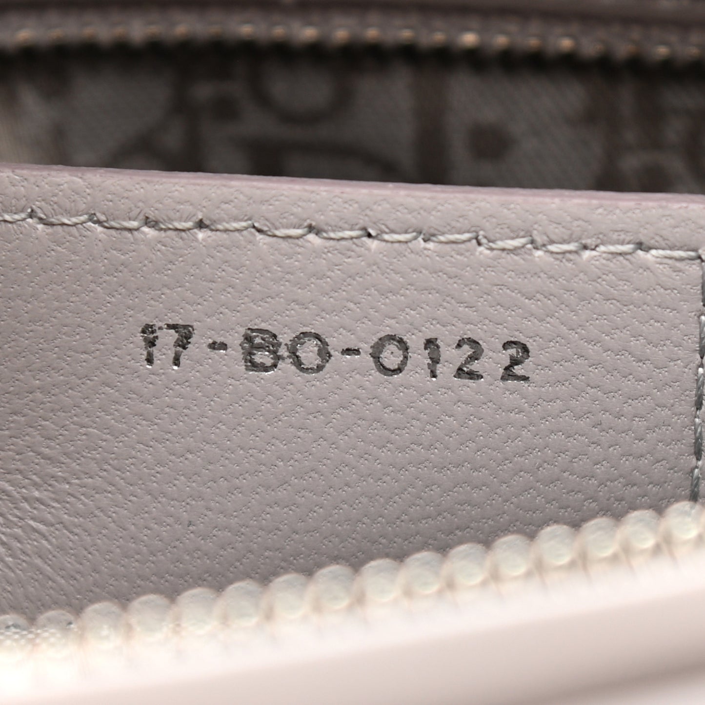 Lambskin Cannage Medium Lady Dior Grey