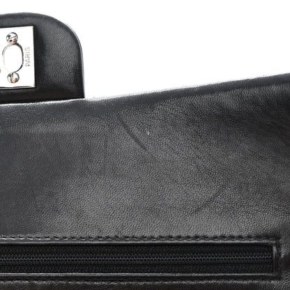 Chanel Lambskin Quilted Medium Double Flap Black 12 of 19