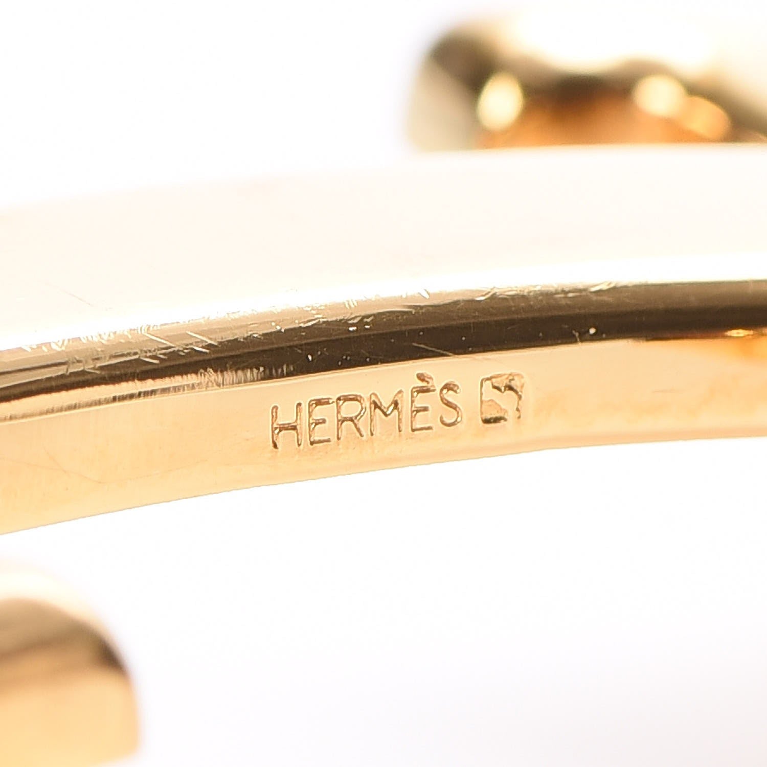 Hermes Polished 32mm H Belt Buckle Gold 3 of 3