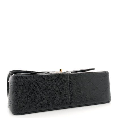 Chanel Caviar Quilted Jumbo Double Flap Black 4 of 10