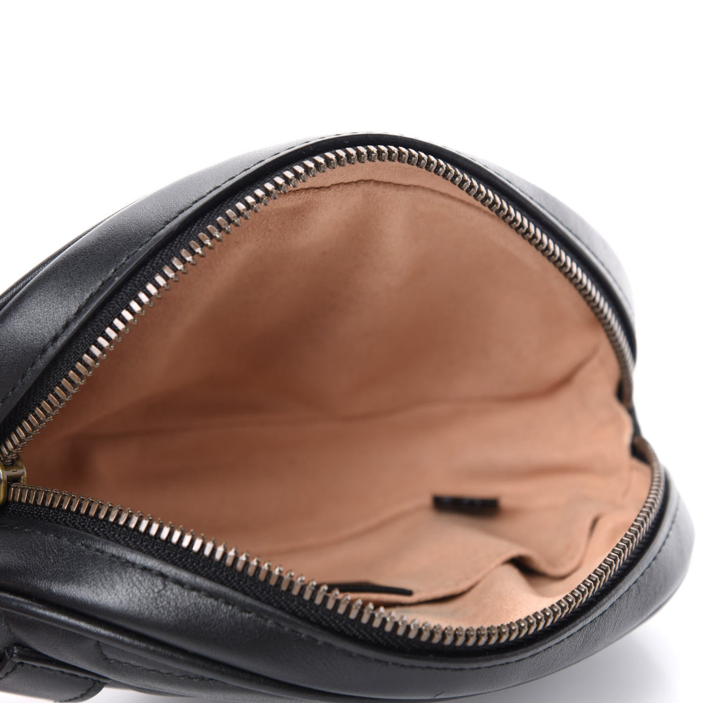 Calfskin Matelasse GG Marmont Belt Bag 85 34 Black