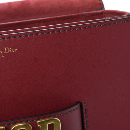 Christian Dior Smooth Calfskin Dio(r)evolution Flap Bag Dark Red 8 of 10