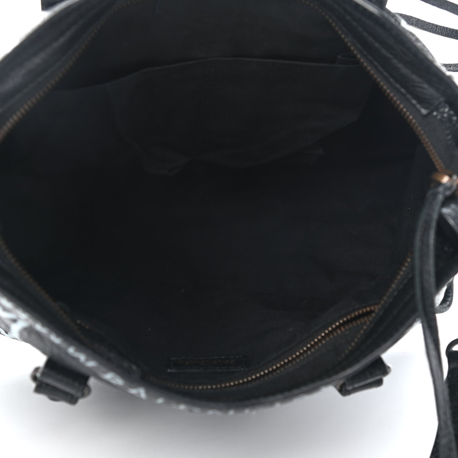 Balenciaga Agneau Classic Hardware Graffiti All Over S City Black 5 of 10