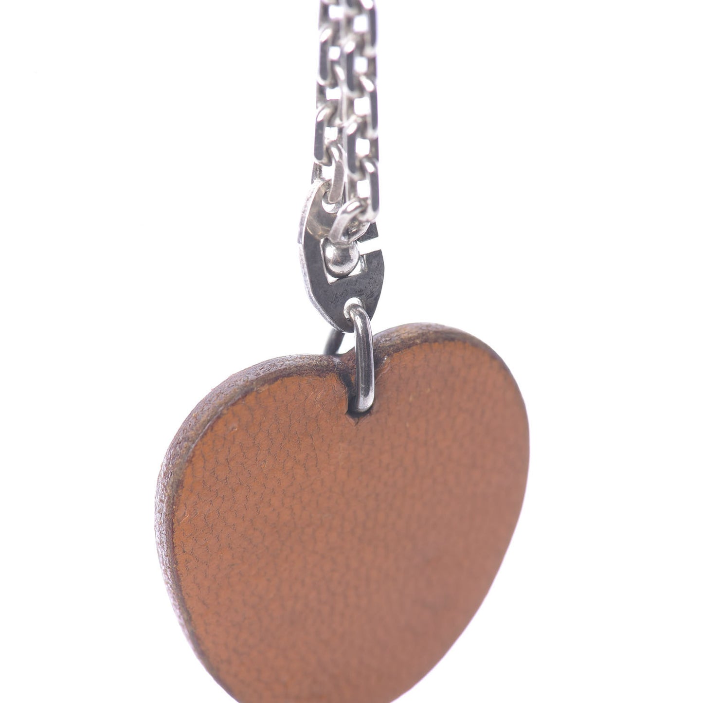 Chevre Mysore Orange Key Chain Bag Charm Orange