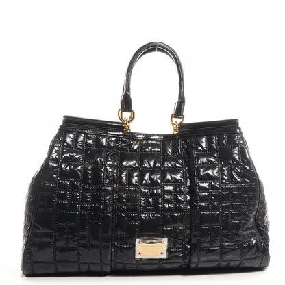 Dolce & Gabbana Nylon Miss Lexington Large Tote Black 1 of 8