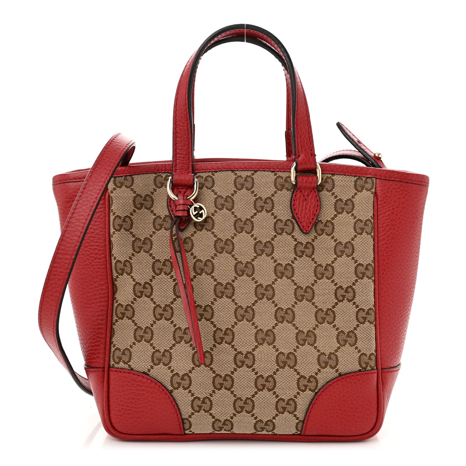 Gucci Monogram Small Bree Tote Red 1 of 10