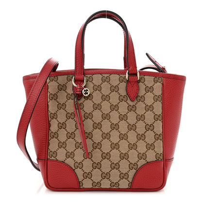 Gucci Monogram Small Bree Tote Red 1 of 10
