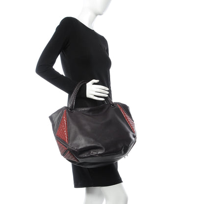 Bottega Veneta Nappa Karung Intrecciato Umbria Shopper Tote Turbolence 2 of 14