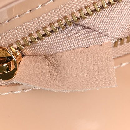 Louis Vuitton Patent Sobe Clutch Creme 7 of 10
