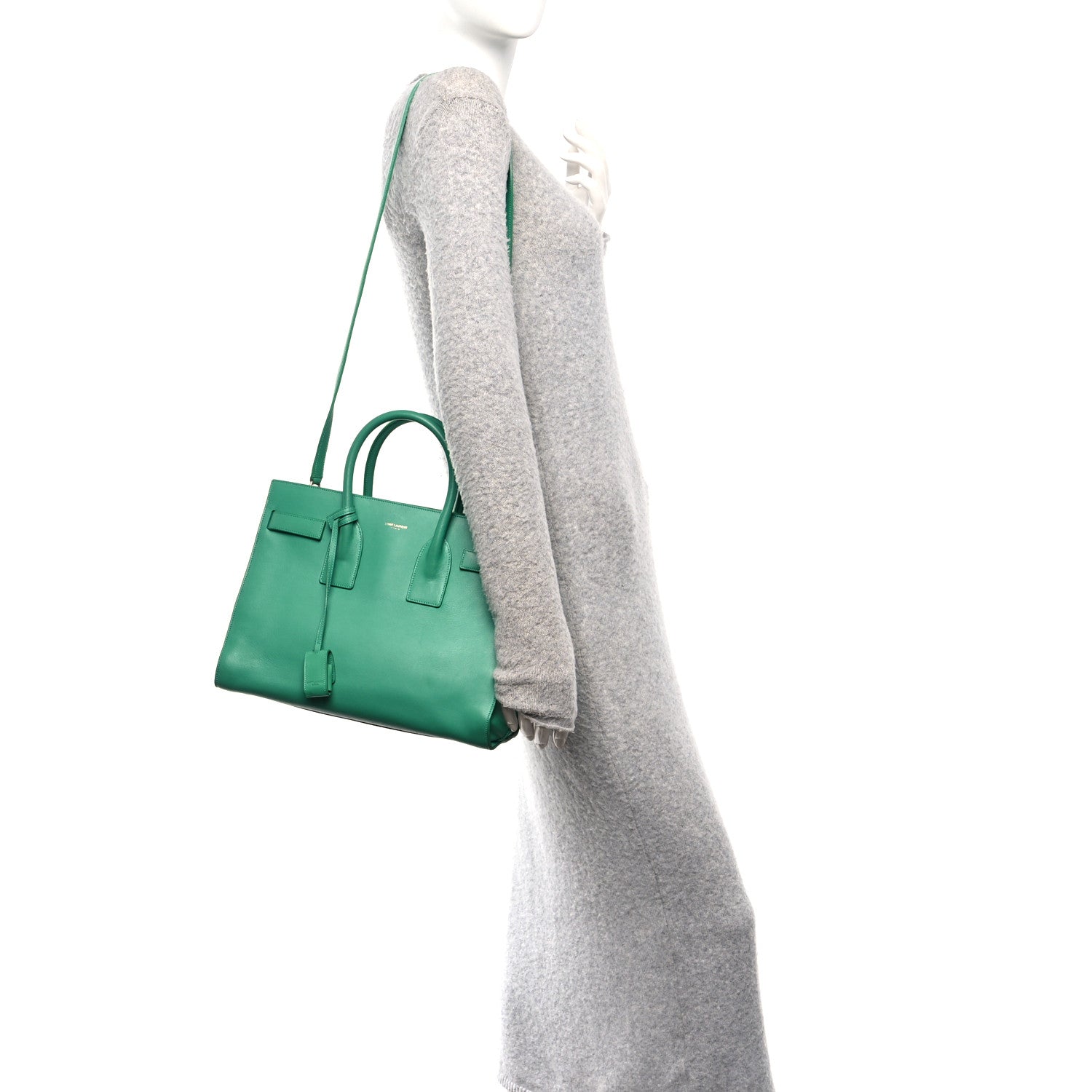 Saint Laurent Calfskin Small Sac De Jour Mint 2 of 12
