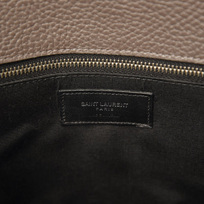 Saint Laurent Grained Calfskin Small Sac De Jour Fog 5 of 8