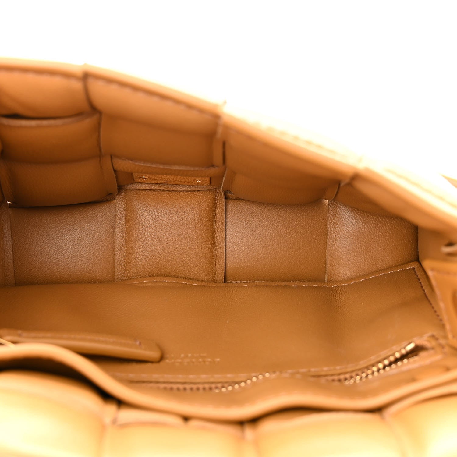 Bottega Veneta Nappa Maxi Intreccio Padded Cassette Crossbody Bag Caramel 4 of 9