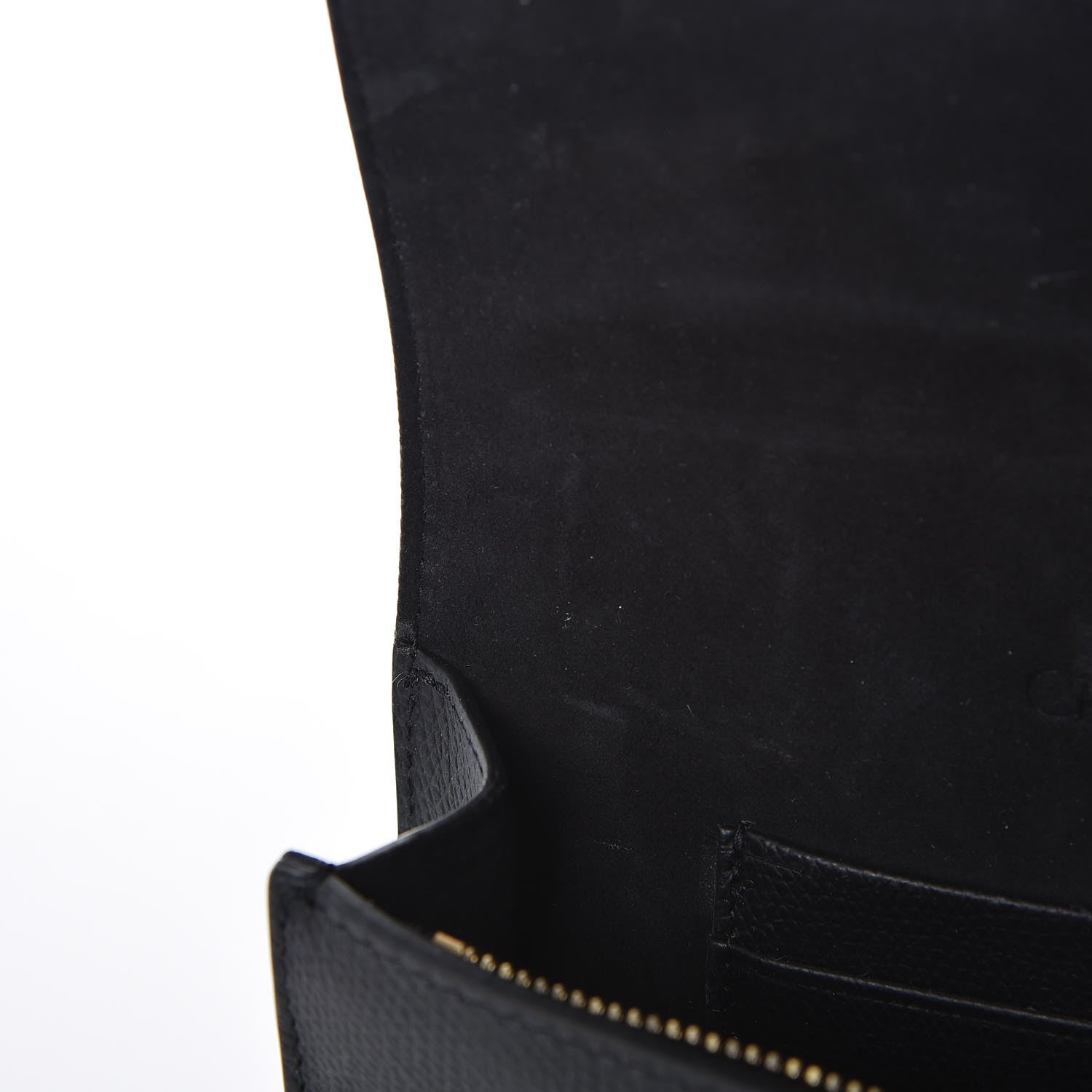 Christian Dior Grained Calfskin Saddle Belt Bag Black 10 of 12