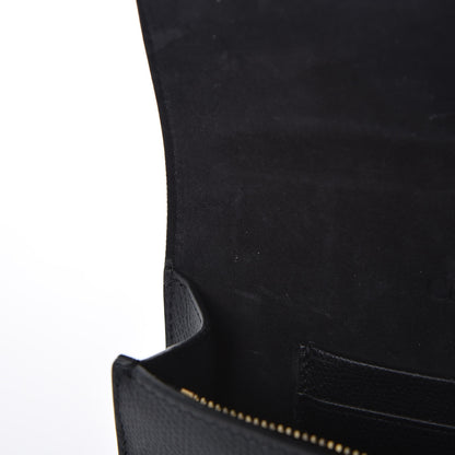 Christian Dior Grained Calfskin Saddle Belt Bag Black 10 of 12