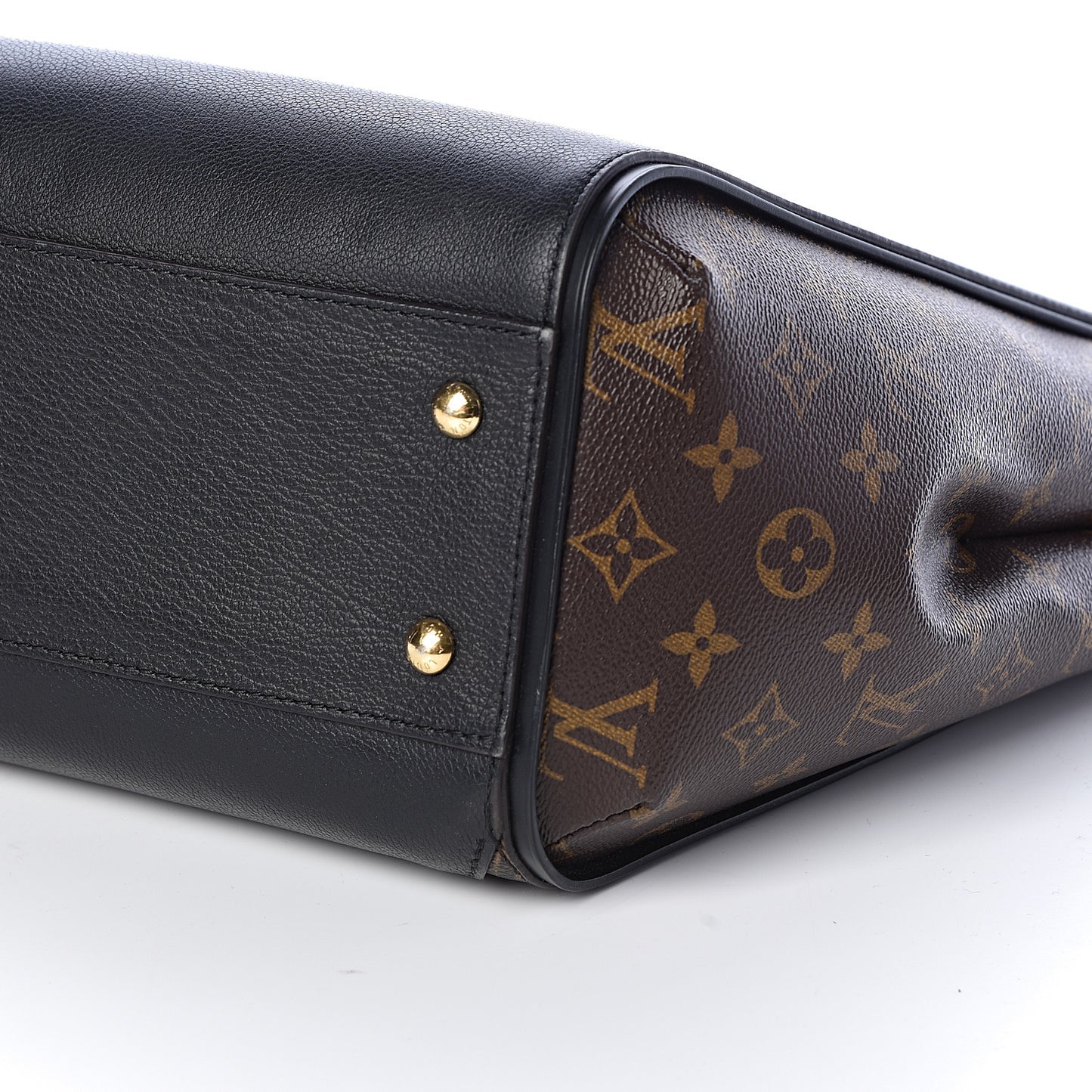Calfskin Monogram Kimono Tote Black