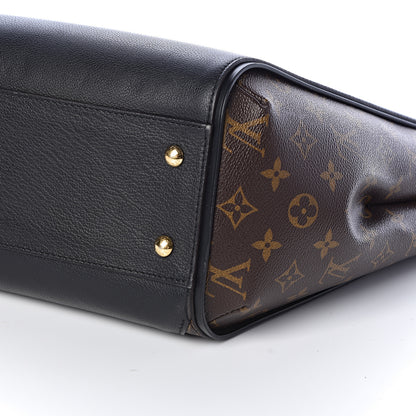 Louis Vuitton Calfskin Monogram Kimono Tote Black 8 of 9