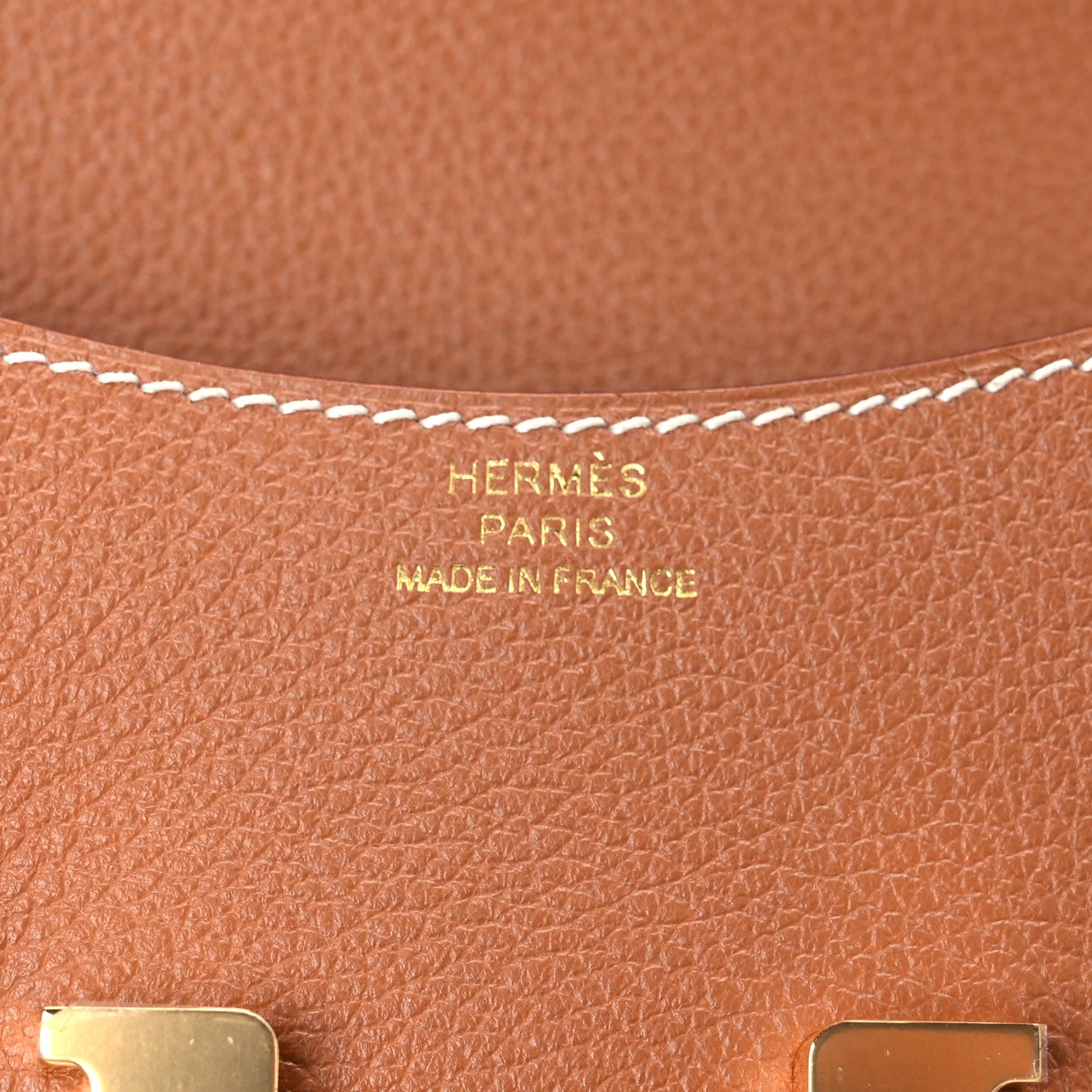 Hermes Evercolor Bi-Color Constance Slim Wallet Gold Lime 8 of 12