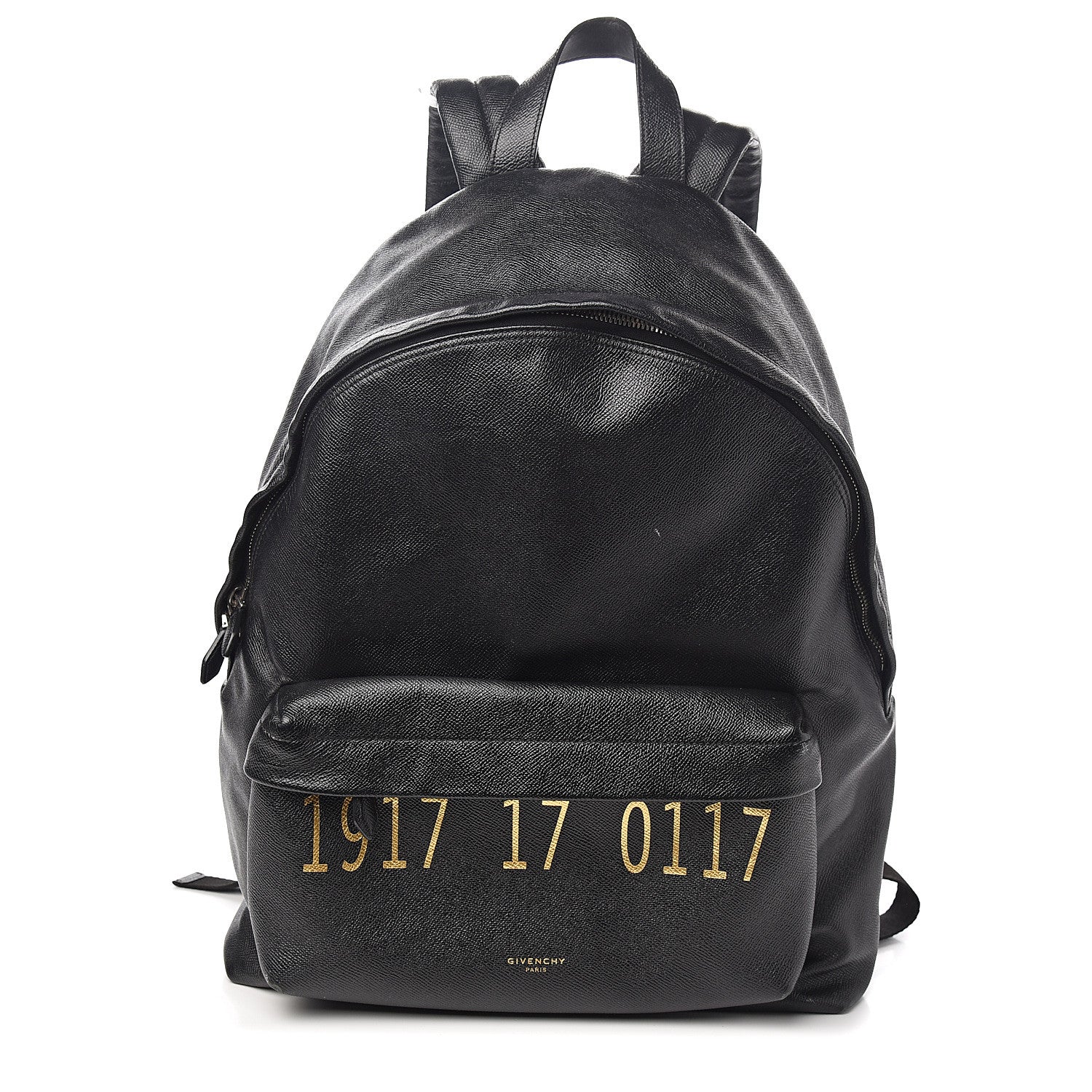 Givenchy Textured Calfskin Print Backpack Black 1 of 11