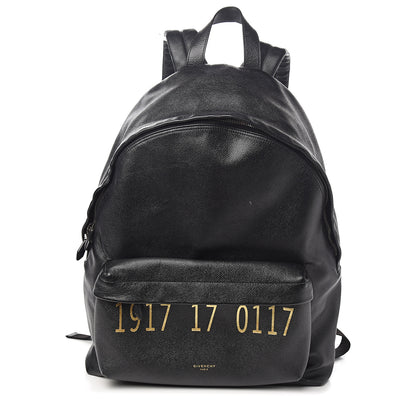 Givenchy Textured Calfskin Print Backpack Black 1 of 11