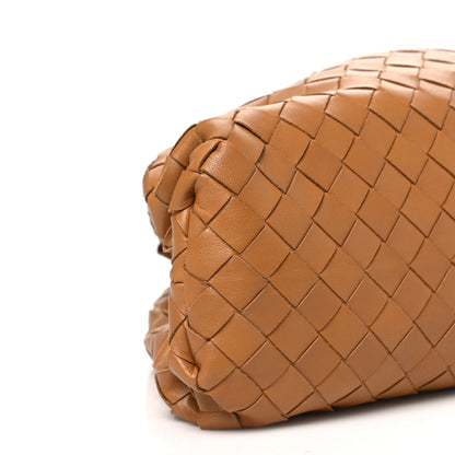 Bottega Veneta Nappa Maxi Intrecciato The Pouch Oversized Clutch Caramel 10 of 11
