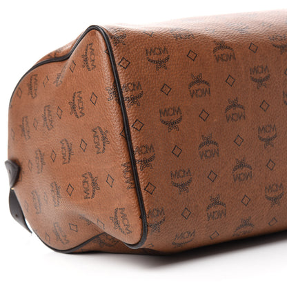 MCM Visetos Essential Duffle Bag Cognac 6 of 10