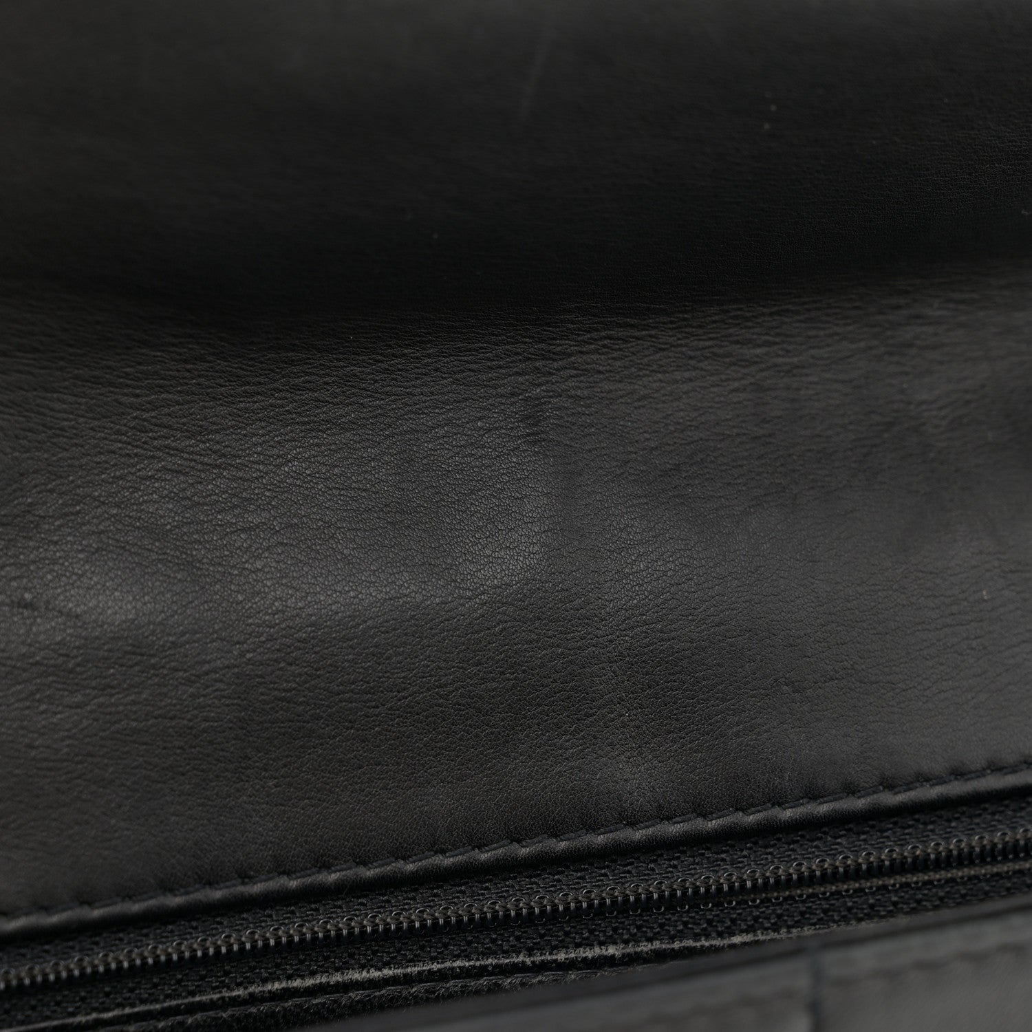 Chanel Lambskin Stitched Chocolate Bar Single Flap Black 11 of 13