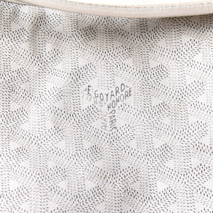 Goyard Goyardine Fidji Zip Hobo White 6 of 10