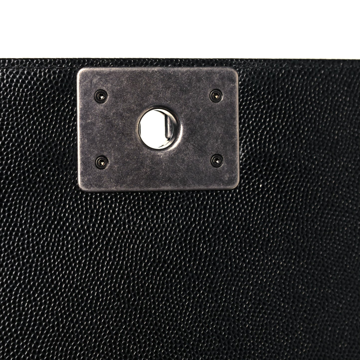 Caviar Quilted Medium Boy Flap Black