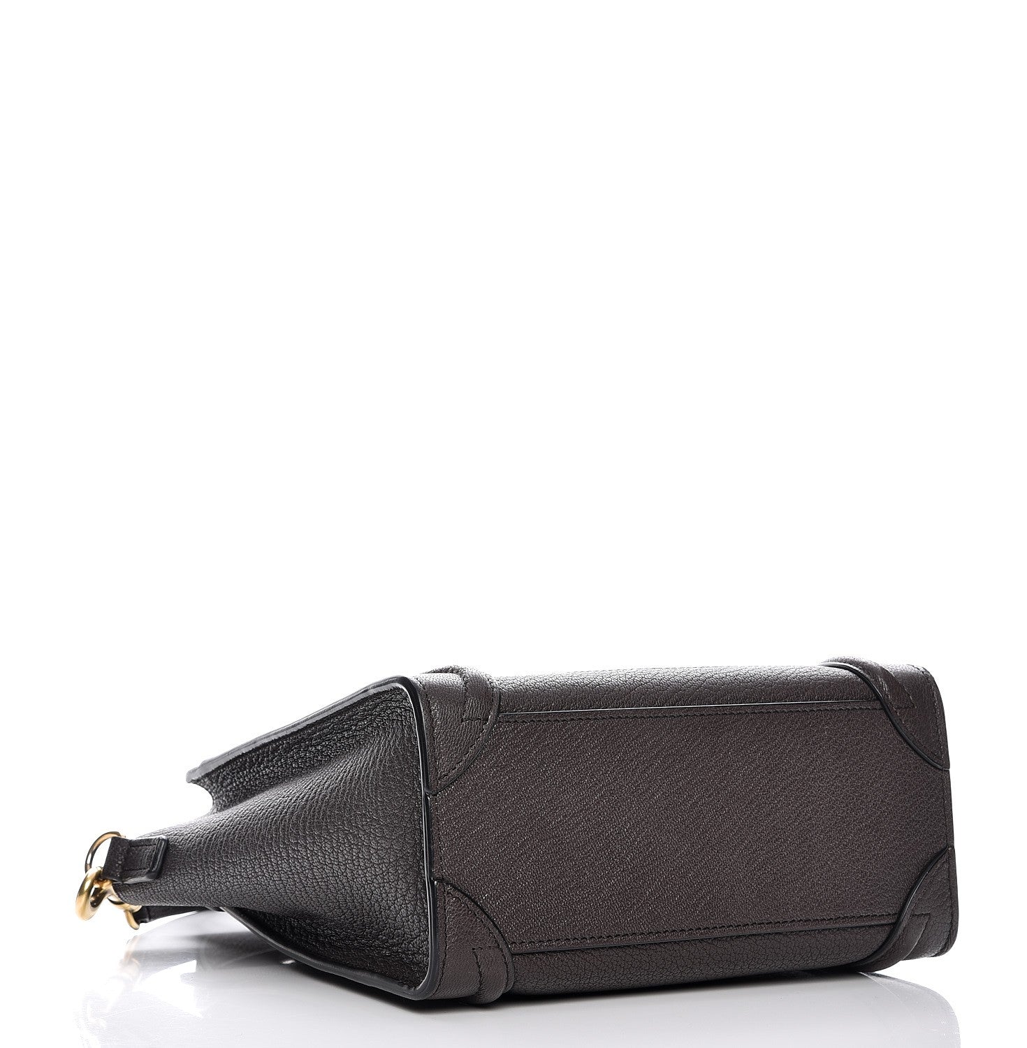 Celine Goatskin Nano Luggage Dark Taupe 5 of 10