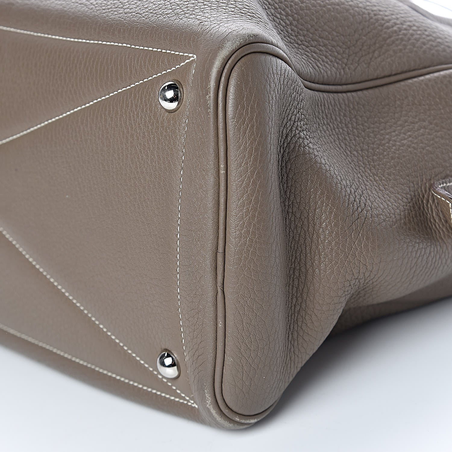 Hermes Taurillon Clemence Victoria II 35 Etoupe 16 of 18