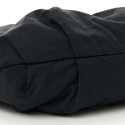 Prada Tessuto Nylon Soft Calf Pleated Hobo Bleu 8 of 12