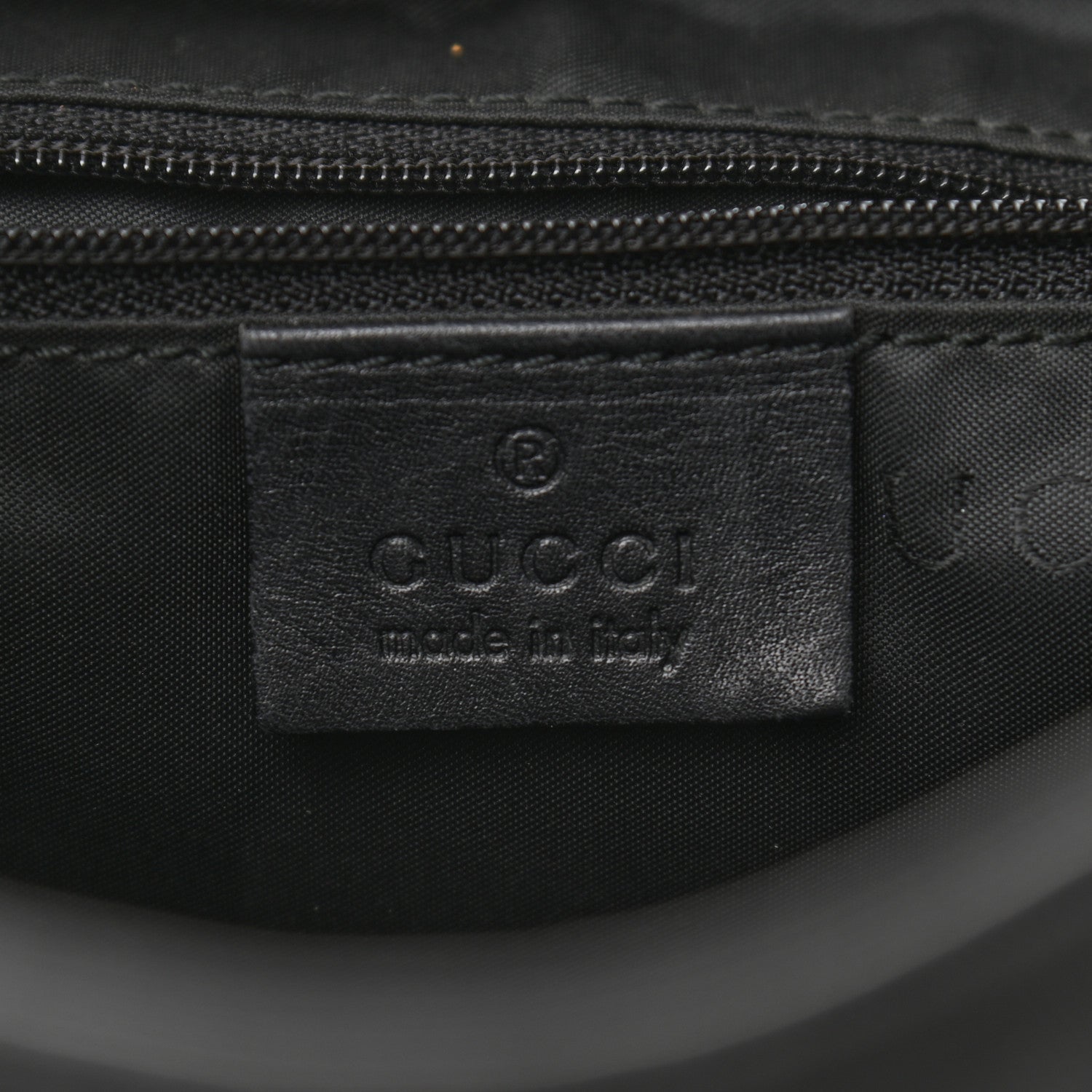Gucci Calfskin Canvas Backpack Black 6 of 10