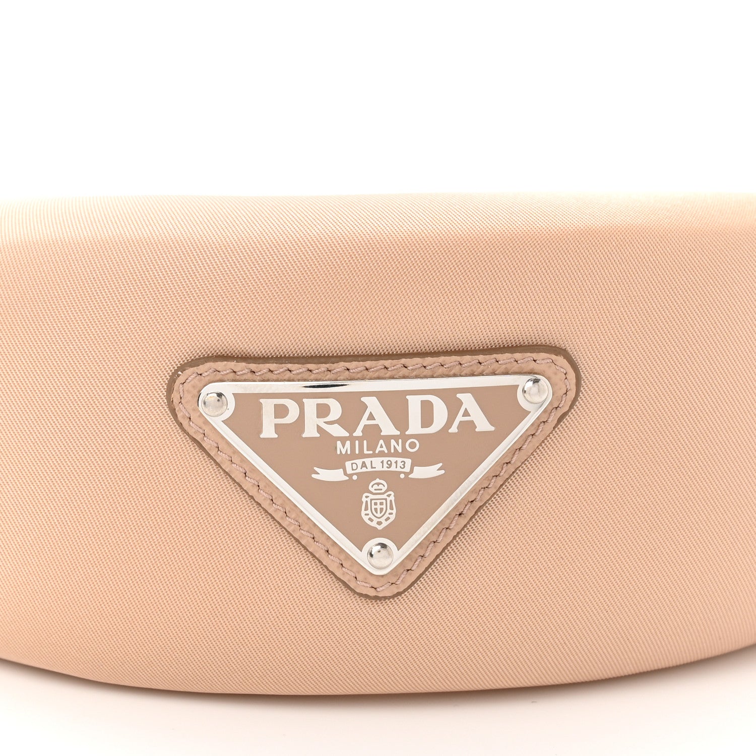 Prada Re-Nylon Triangle Logo Headband Deserto 5 of 9