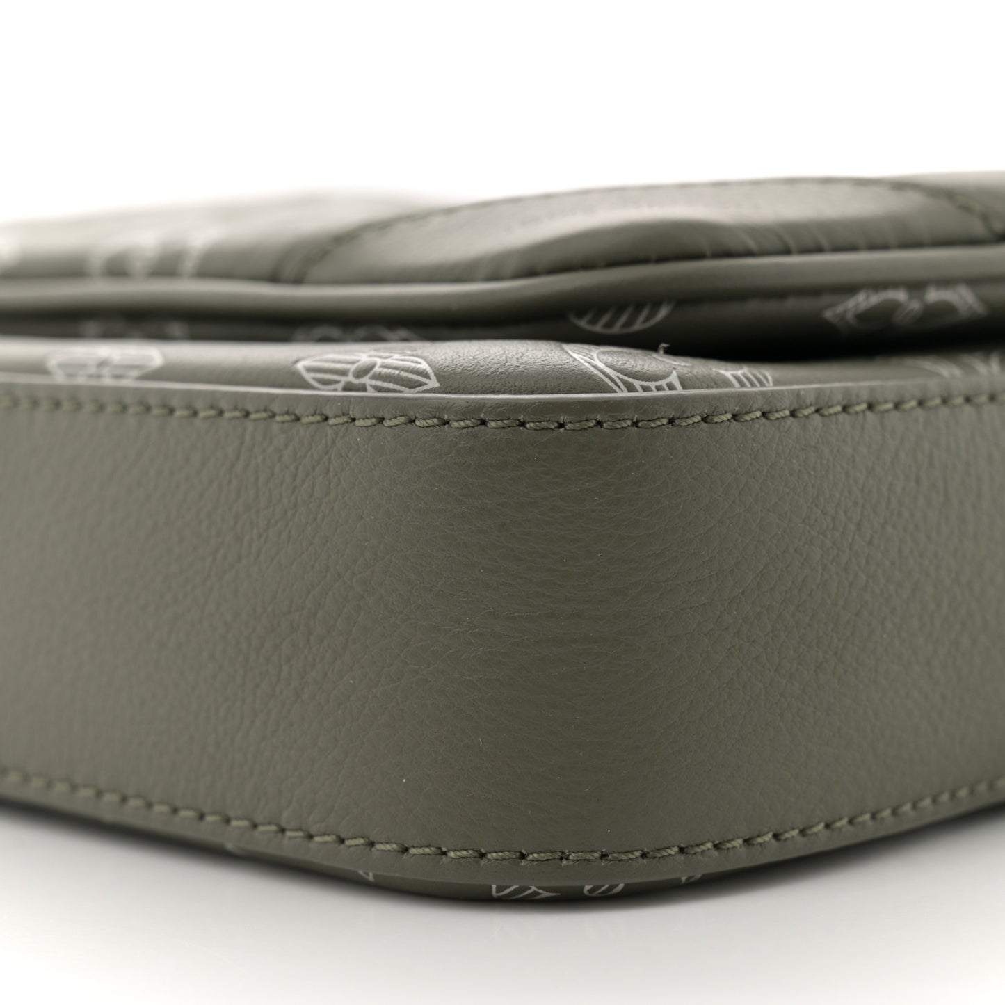 Monogram Shadow G65 Trio Messenger  Olive Green