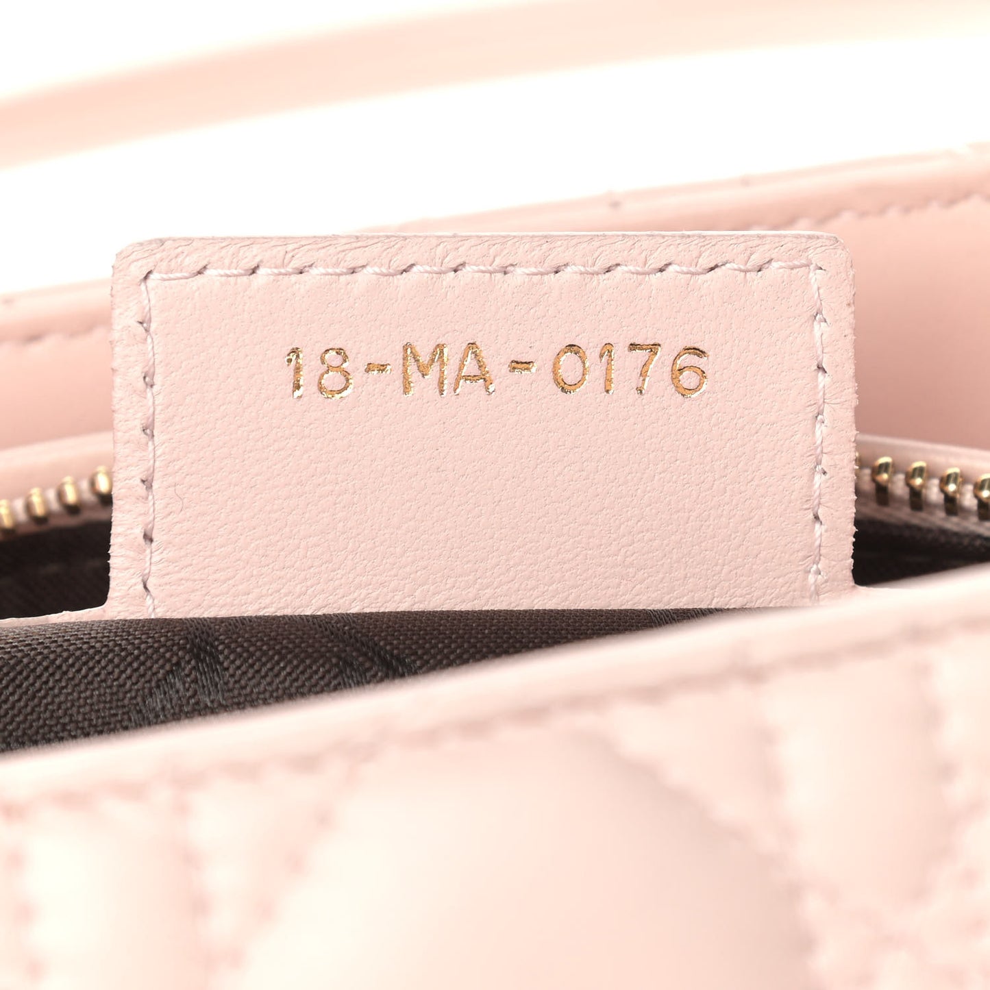 Lambskin Cannage Medium Lady Dior Light Pink
