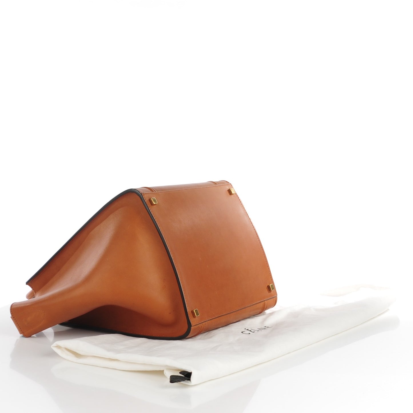 Natural Calfskin Medium Phantom Luggage Tan