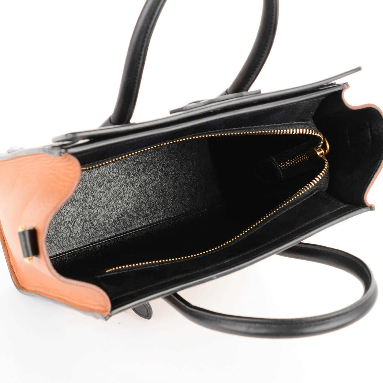 Celine Smooth Calfskin Nano Tri-Color Luggage Seashell 5 of 7