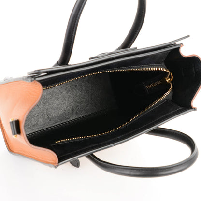 Celine Smooth Calfskin Nano Tri-Color Luggage Seashell 5 of 7