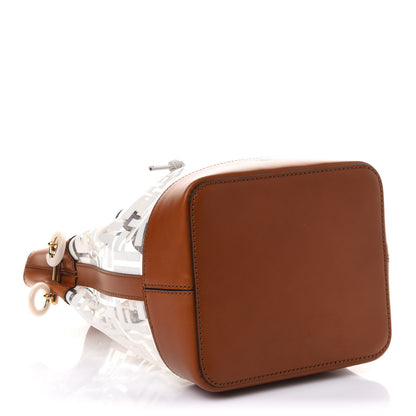 Fendi TPU FF Vitello Aura F is Fendi Grande Mon Tresor Bucket Bag White Cuoio 4 of 10