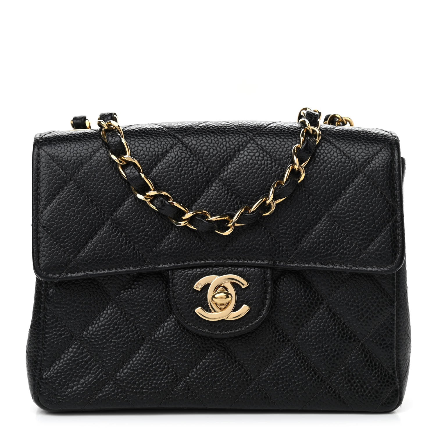 Chanel Caviar Quilted Mini Square Flap Black 1 of 10