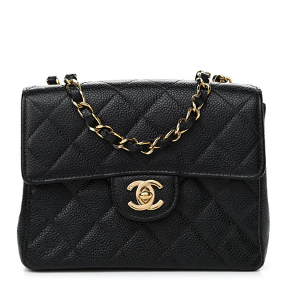 Chanel Caviar Quilted Mini Square Flap Black 1 of 10