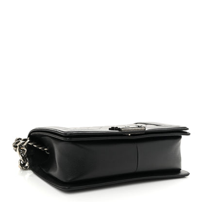 Chanel Caviar Quilted Medium Boy Flap Black 4 of 11
