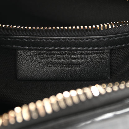 Givenchy Calfskin Crocodile Embossed Mini Antigona Black 6 of 8